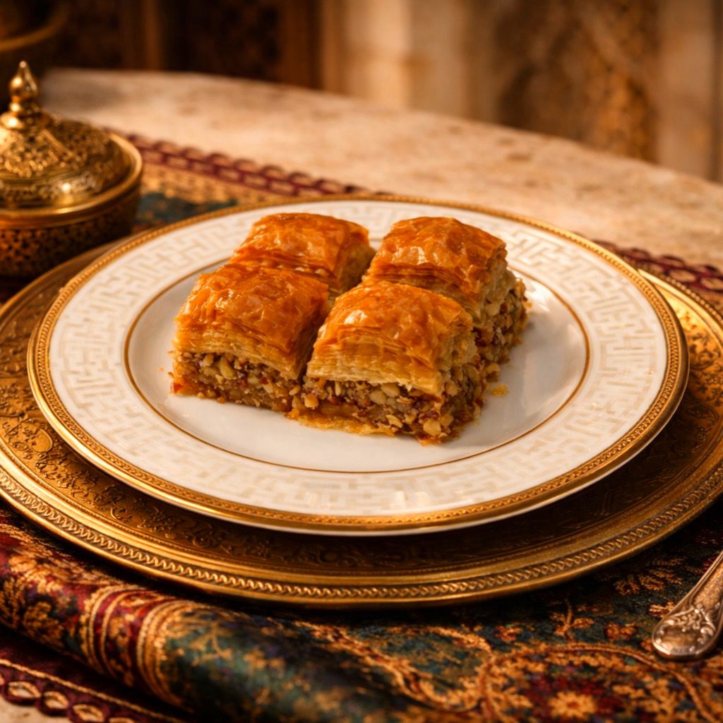 Turkish Baklava with Walnut - in 2KG Tray